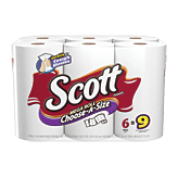 Scott Choose-A-Sheet paper towels, mega rolls, 102 1-ply sheets Full-Size Picture